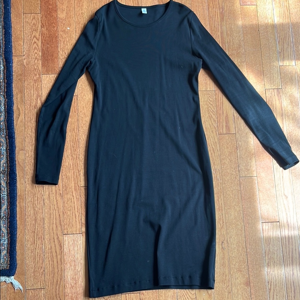 KOTN Long Sleeve Black Dress